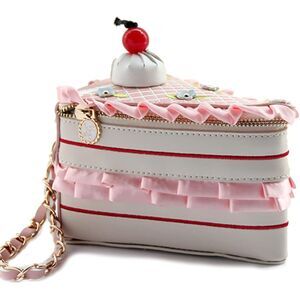 Let them Eat Cake Embroidered Crossbody Bag